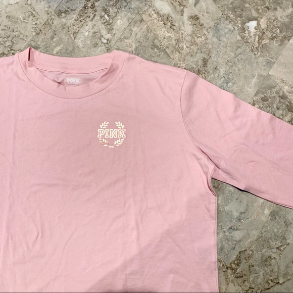 VS PINK Crop Longsleeve Shirt - Picture 1 of 5